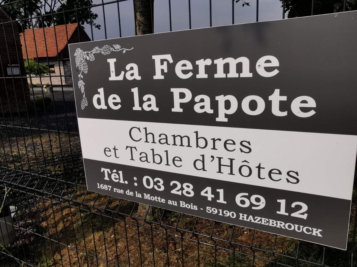 La Ferme De La Papote Bed & Breakfast Morbecque Eksteriør bilde